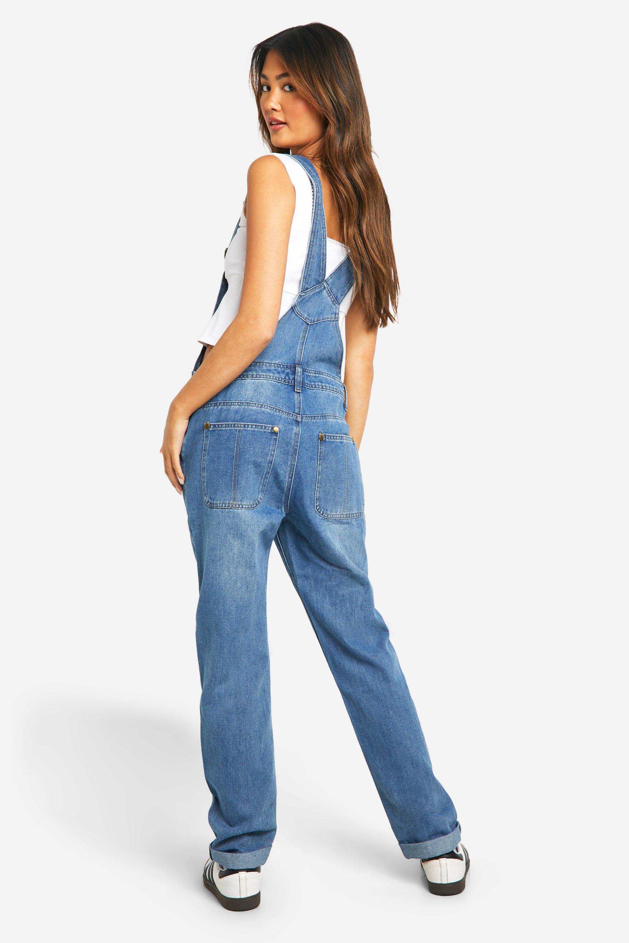 Denim dungarees clearance size 16